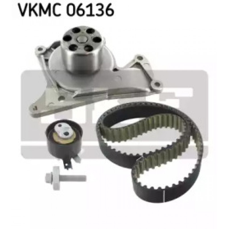 VKMC 06136 SKF - Насос охолоджуючої рідини + комплект зубчатого ремня